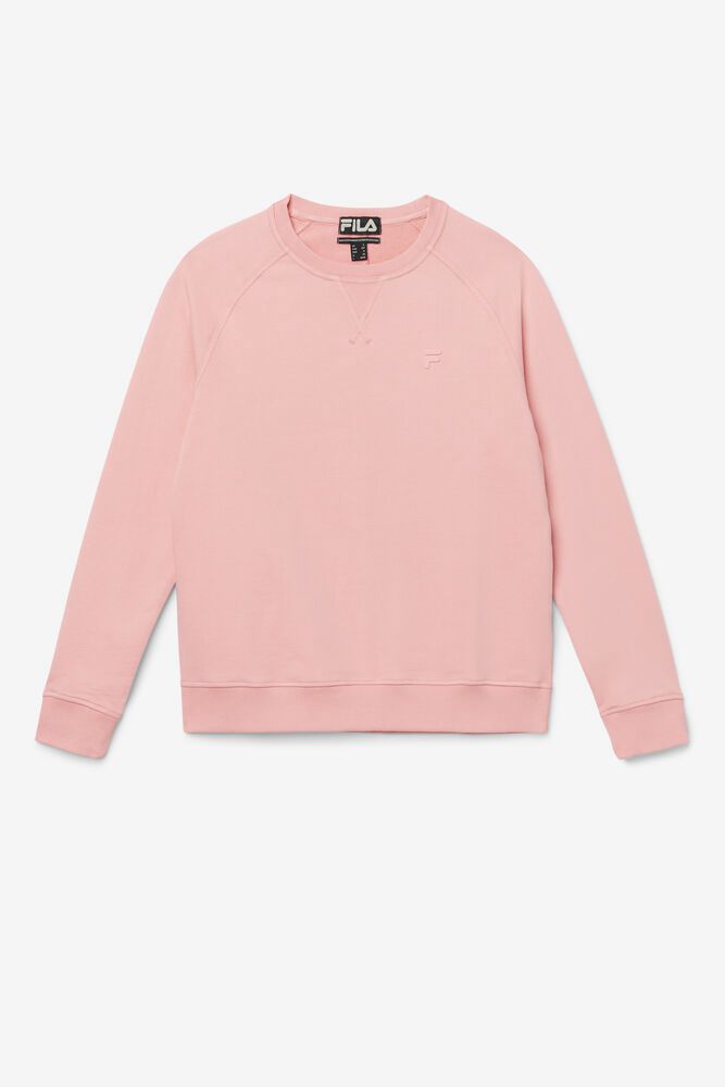 Fila Sweatshirt Logan Crewneck Womens Pink - India DKQ-269481